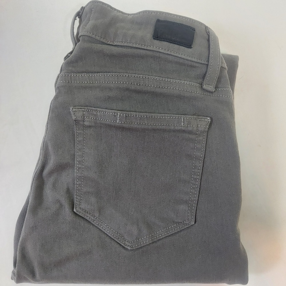 Paige Verdugo Ankle Skinny Jeans‎ Brown Olive Raw Hem Size 25 27002 preppy Biker
